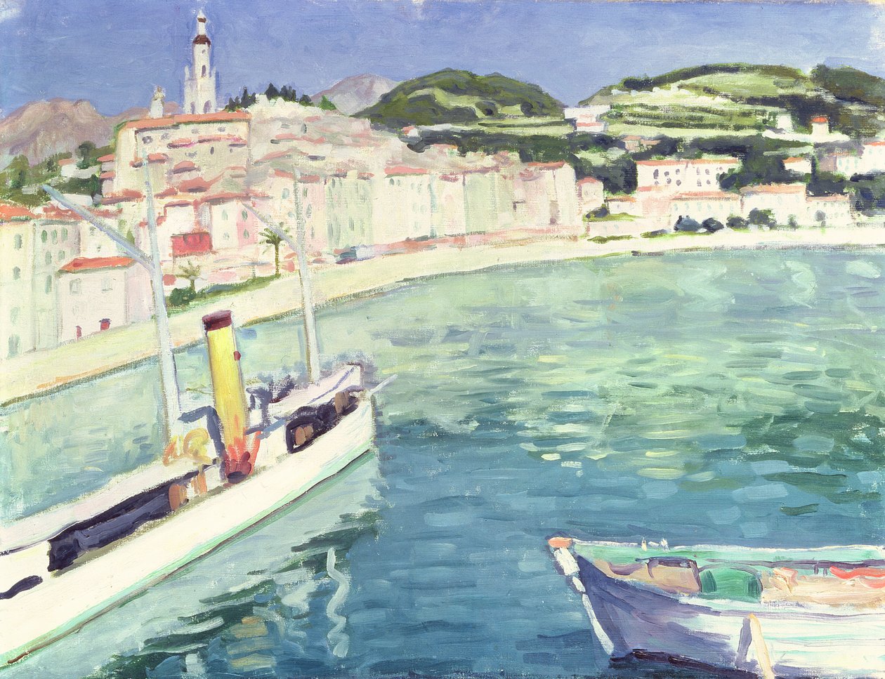 Porto de Menton de Albert Marquet