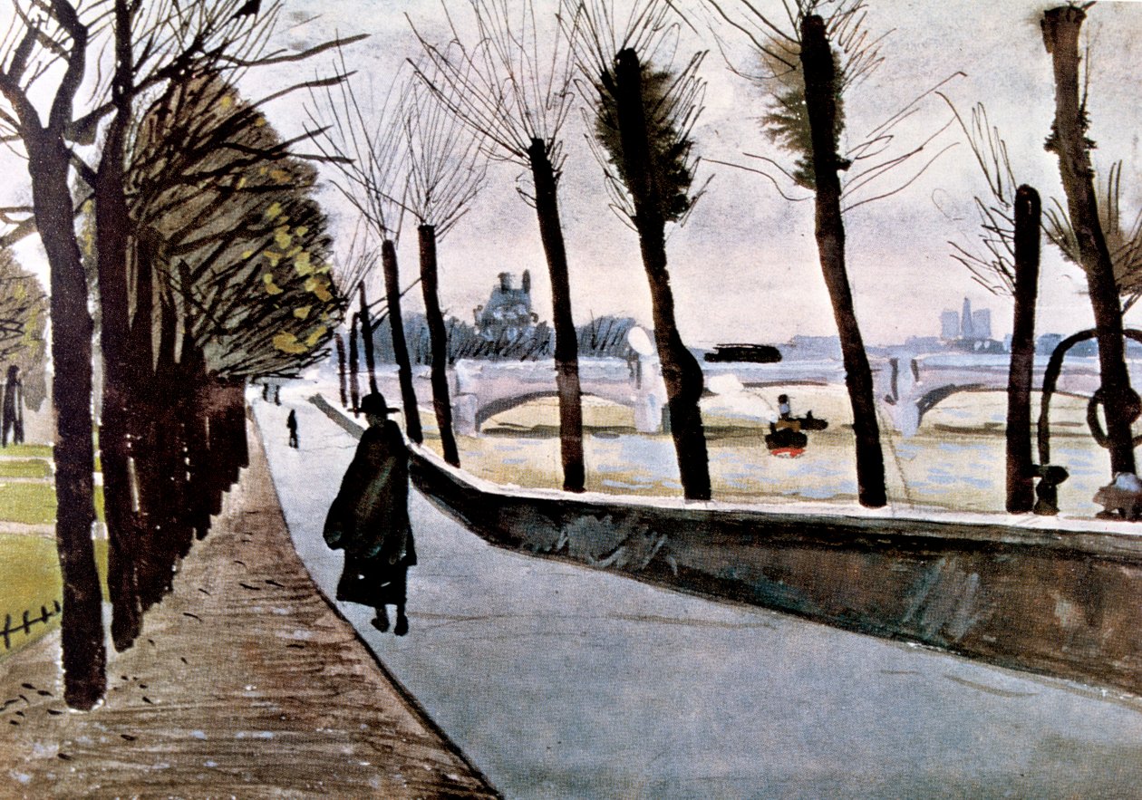 Quai du Louvre, verão de 1906 de Albert Marquet