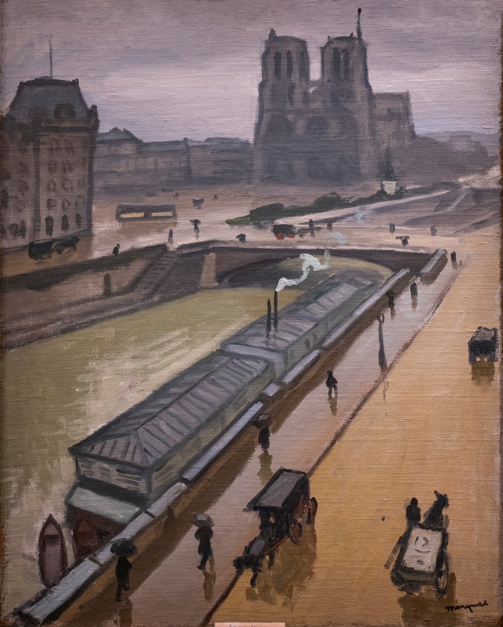 Dia de chuva. Notre-Dame de Paris de Albert Marquet