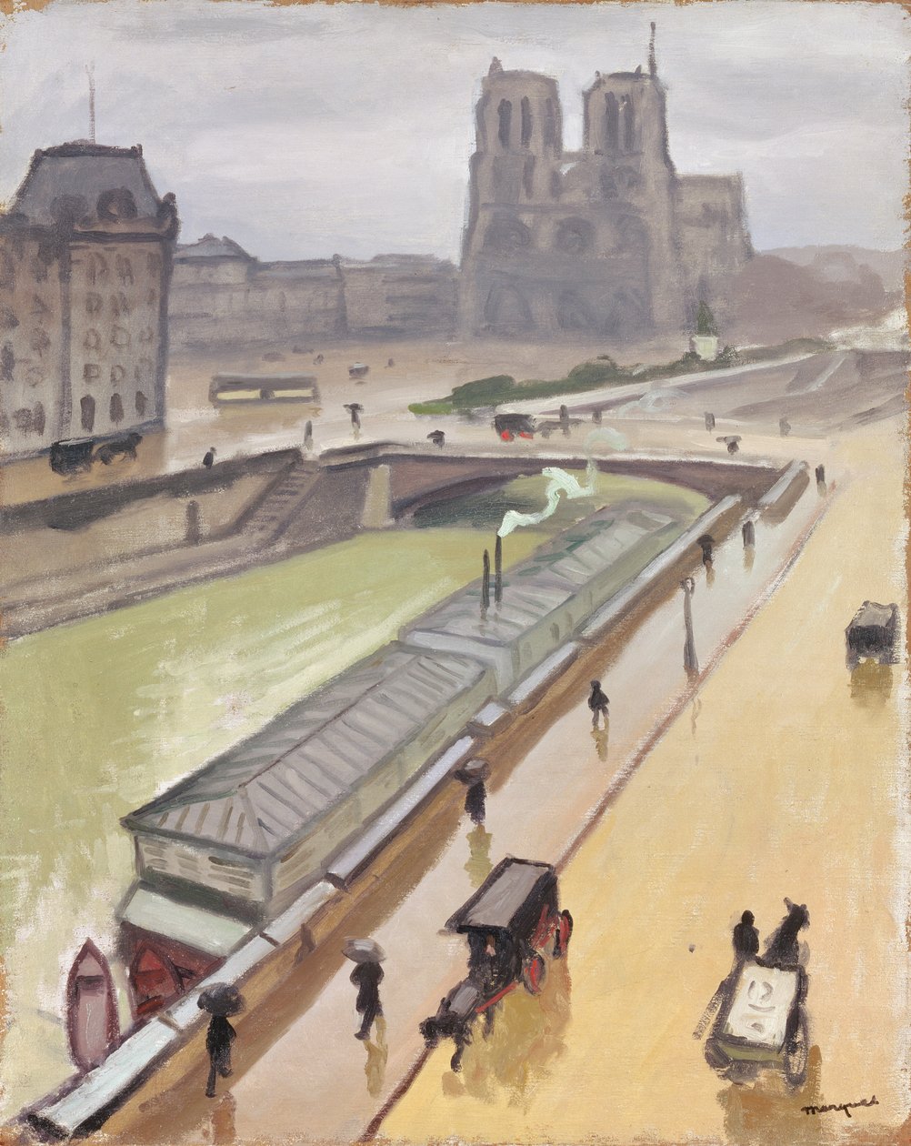 Dia de chuva em Paris de Albert Marquet