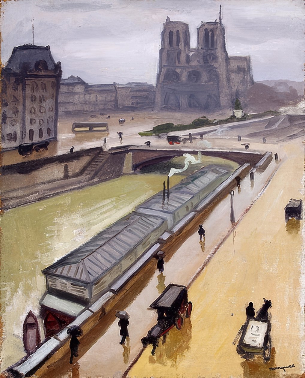 Regentag. Notre Dame de Paris. 1910 de Albert Marquet