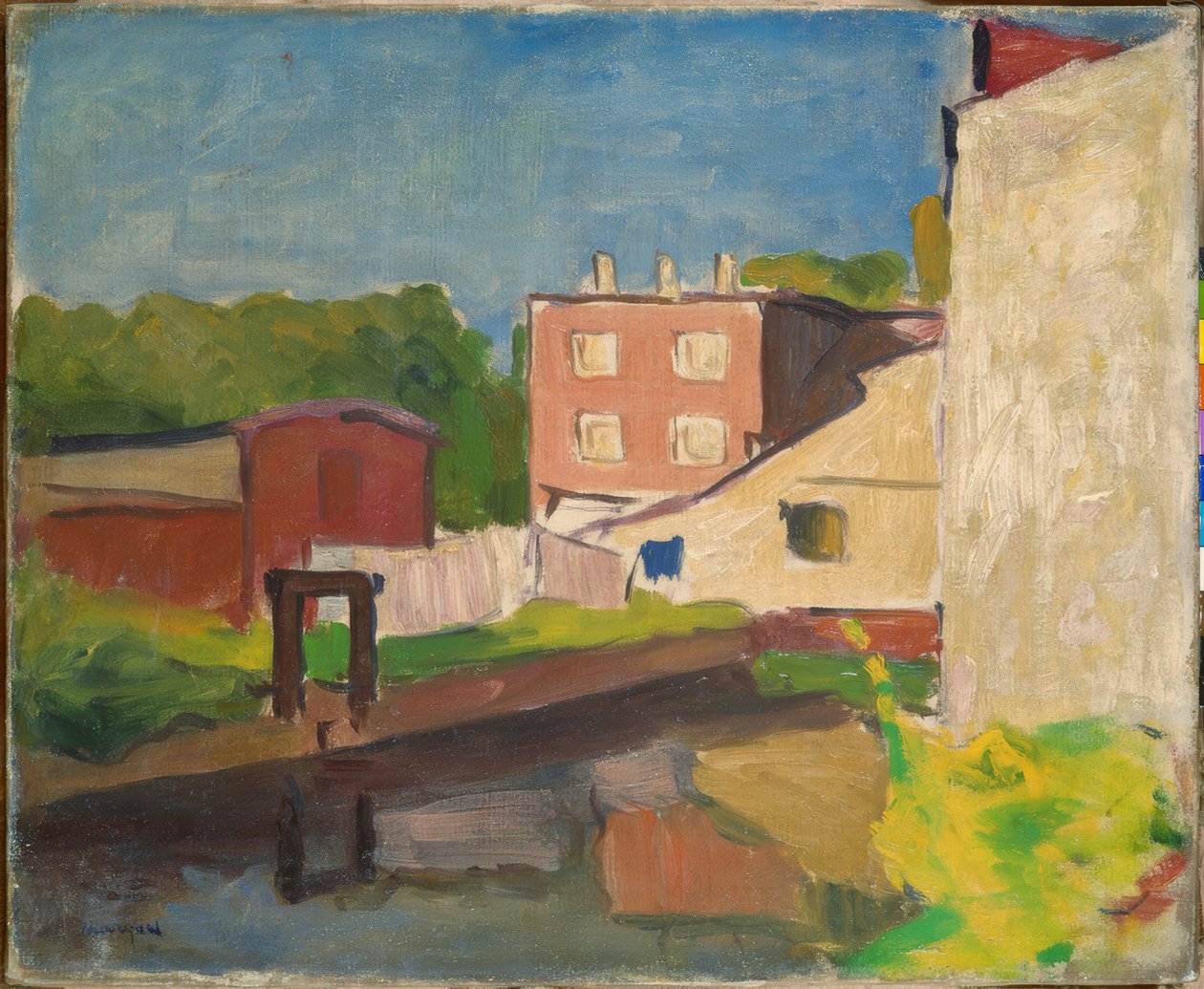 Casa rosa em Arcueil de Albert Marquet