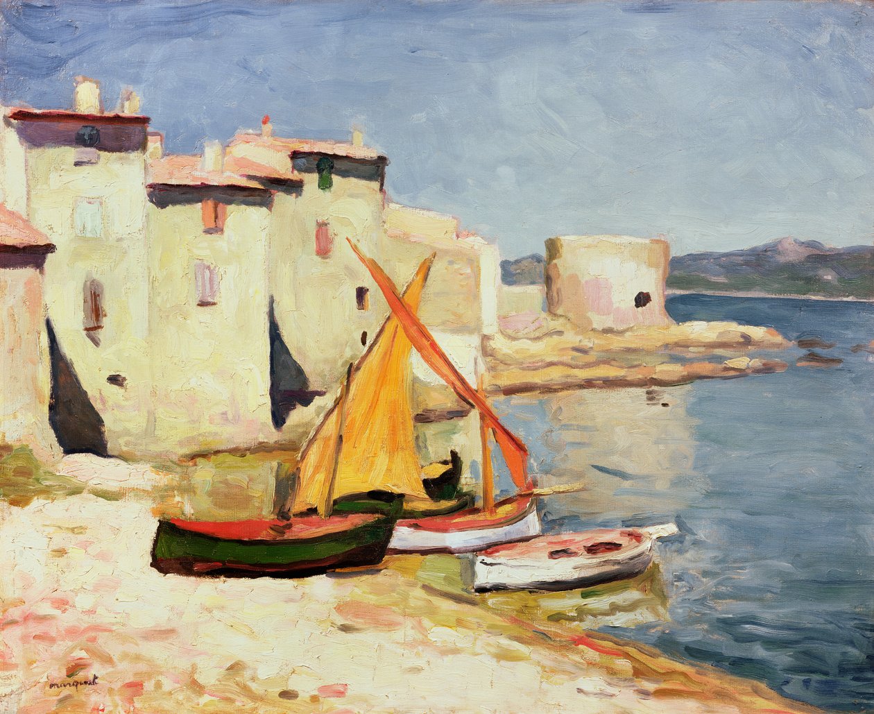 Saint-Tropez, c.1905 (óleo sobre tela) de Albert Marquet