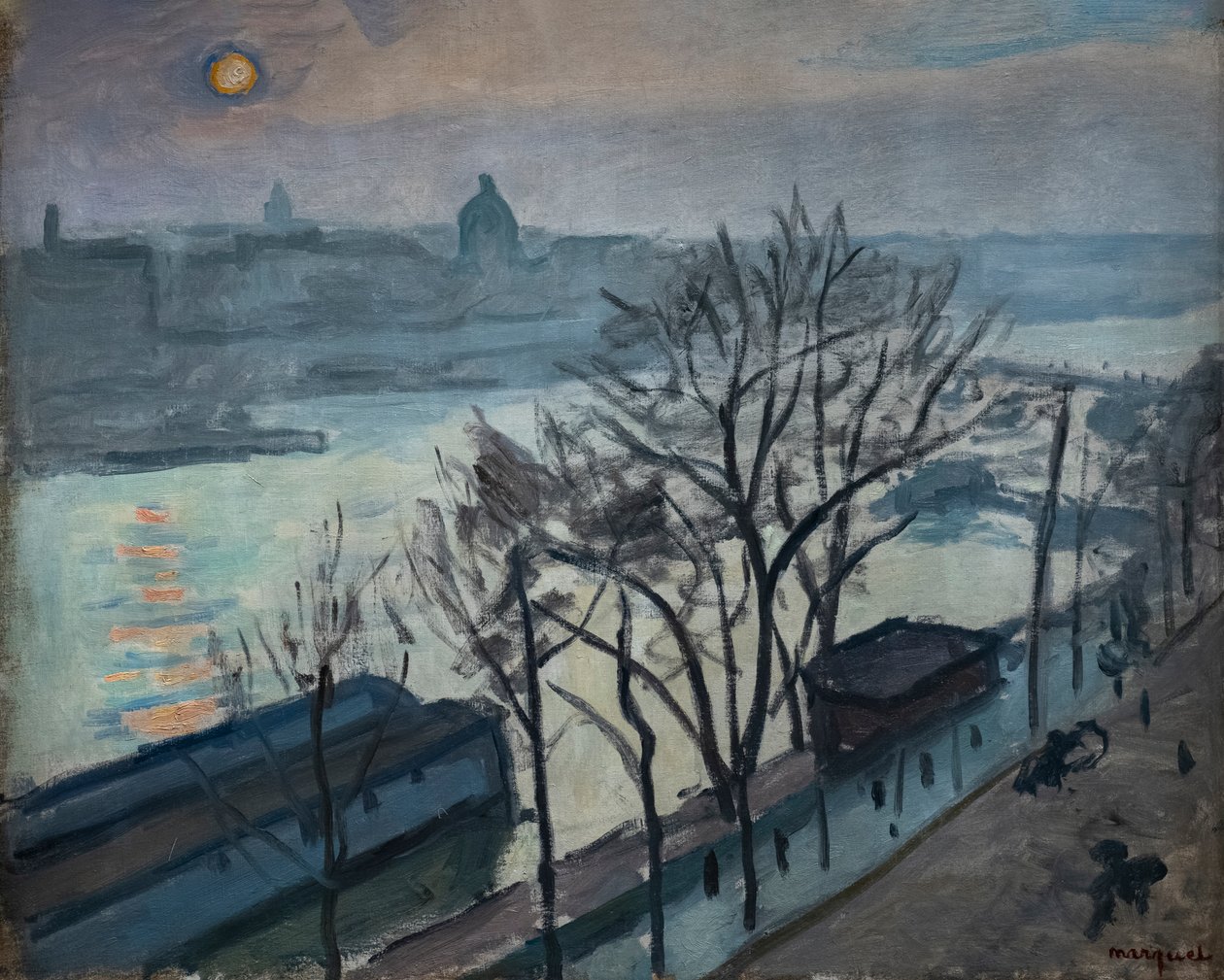 O Sol visto através das Árvores de Albert Marquet