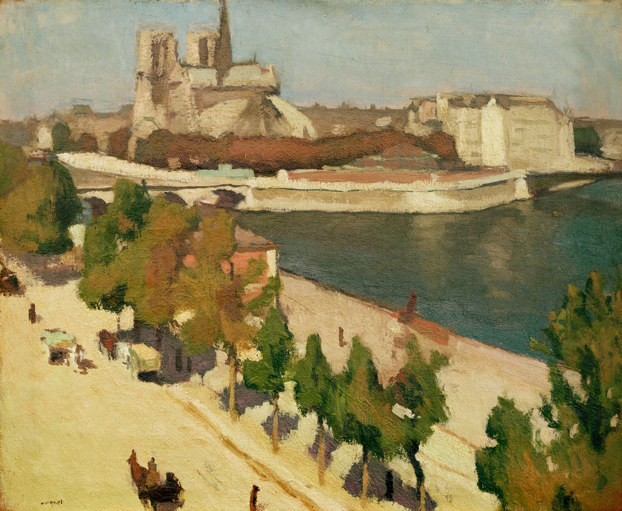 A Apse de Notre-Dame, Paris de Albert Marquet