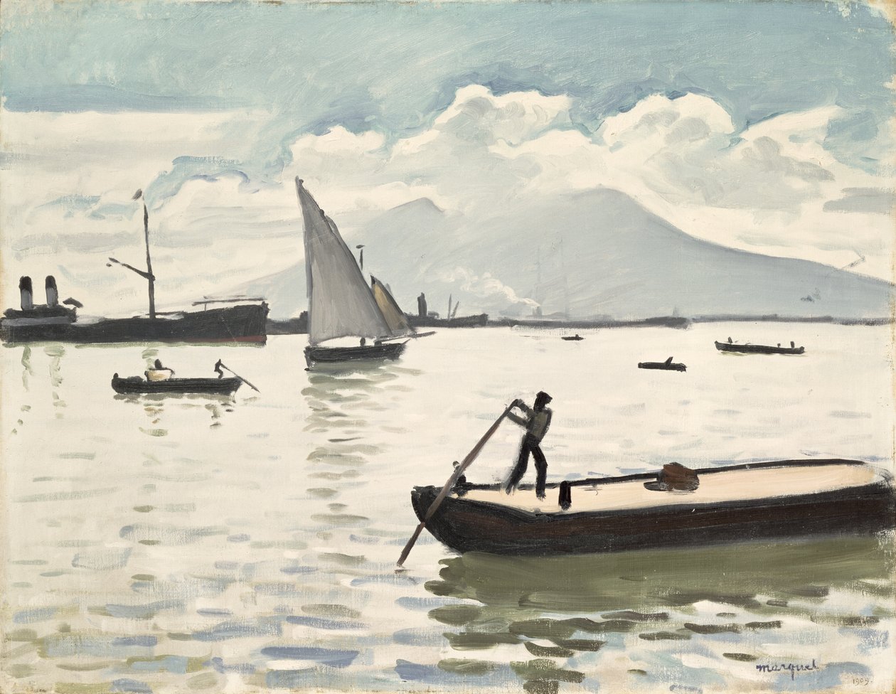 A Baía de Nápoles de Albert Marquet