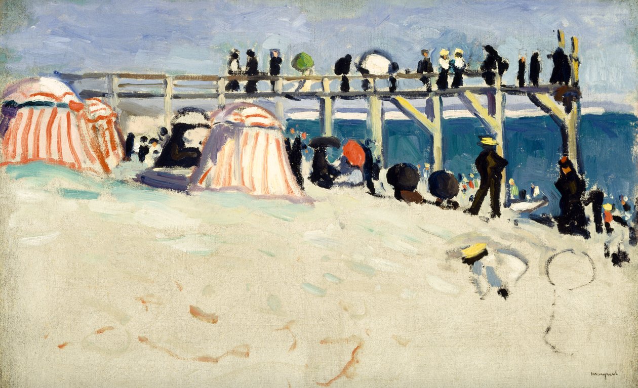 O Calçadão em Sainte-Adresse de Albert Marquet