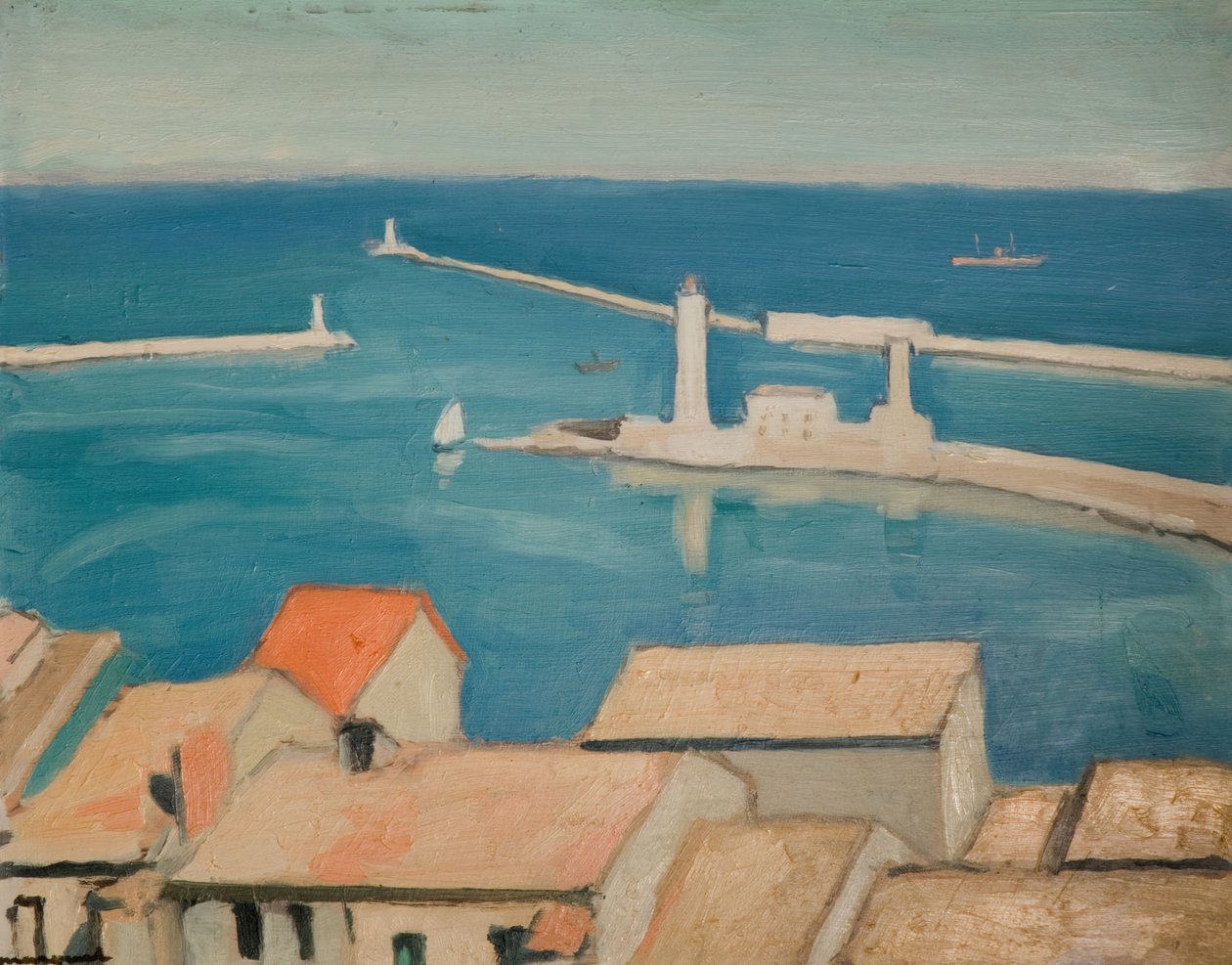The Port Of This, Marselha, 1924. de Albert Marquet