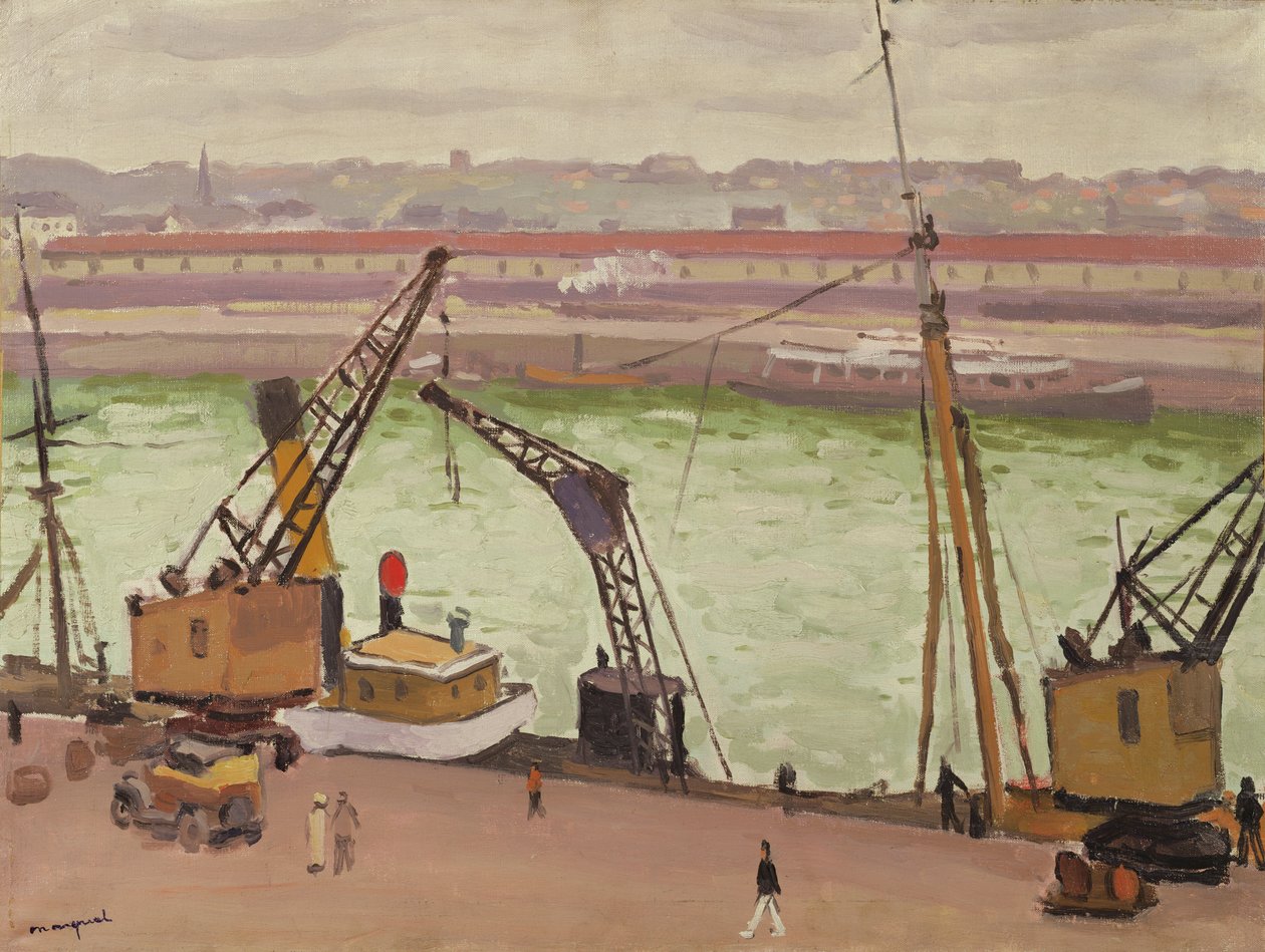O Porto de Boulogne-sur-Mer de Albert Marquet