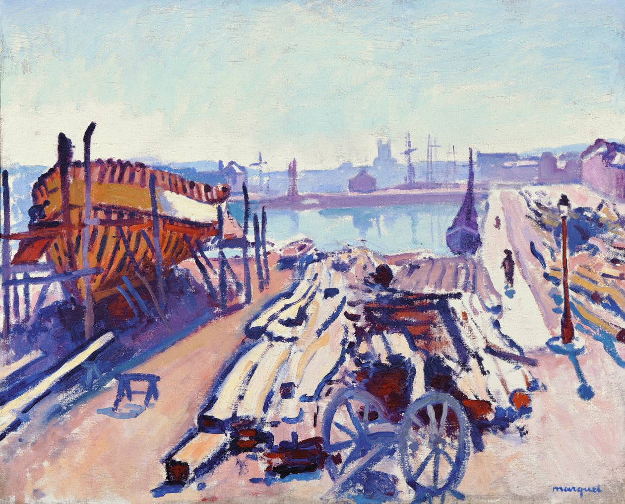 O Porto de Fecamp de Albert Marquet