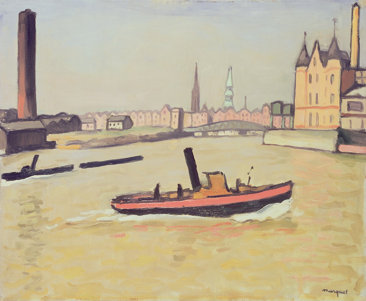 O Porto de Hamburgo de Albert Marquet