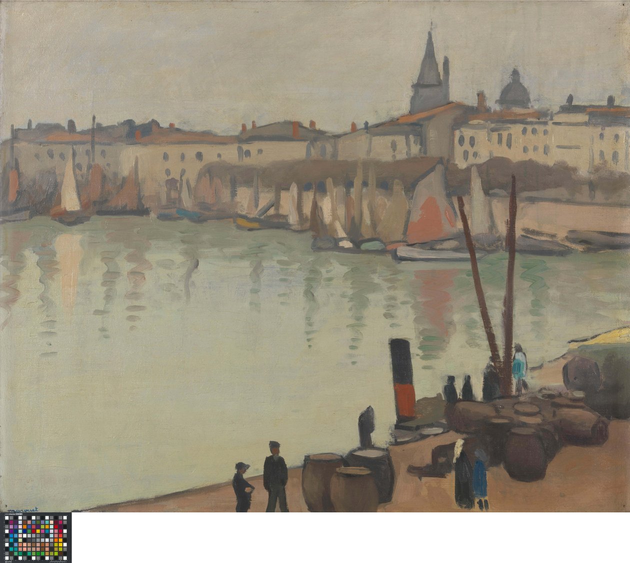 O porto de La Rochelle de Albert Marquet