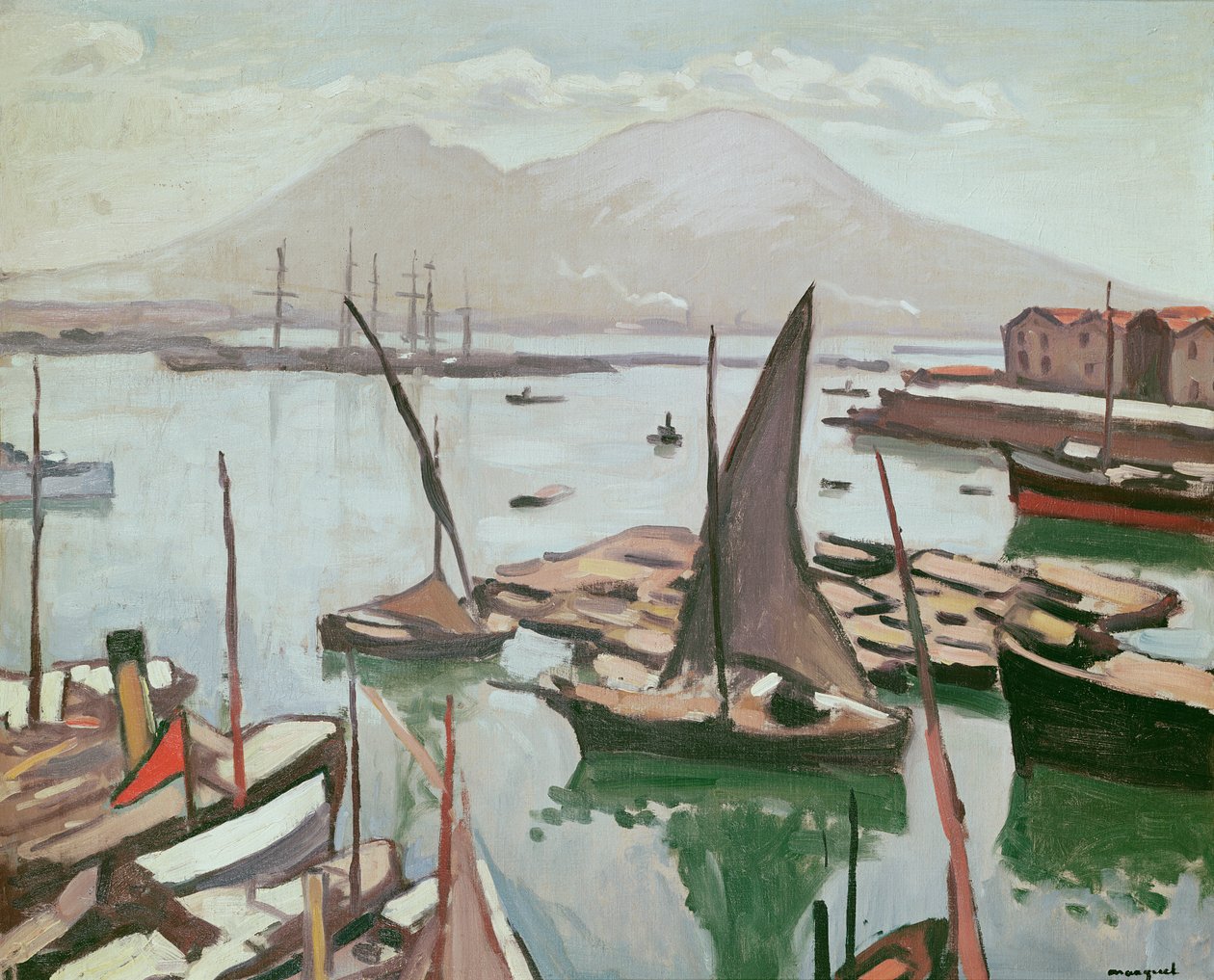 O Porto de Nápoles de Albert Marquet