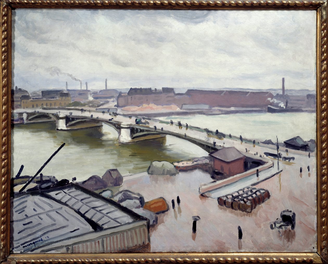 O Porto de Rouen de Albert Marquet