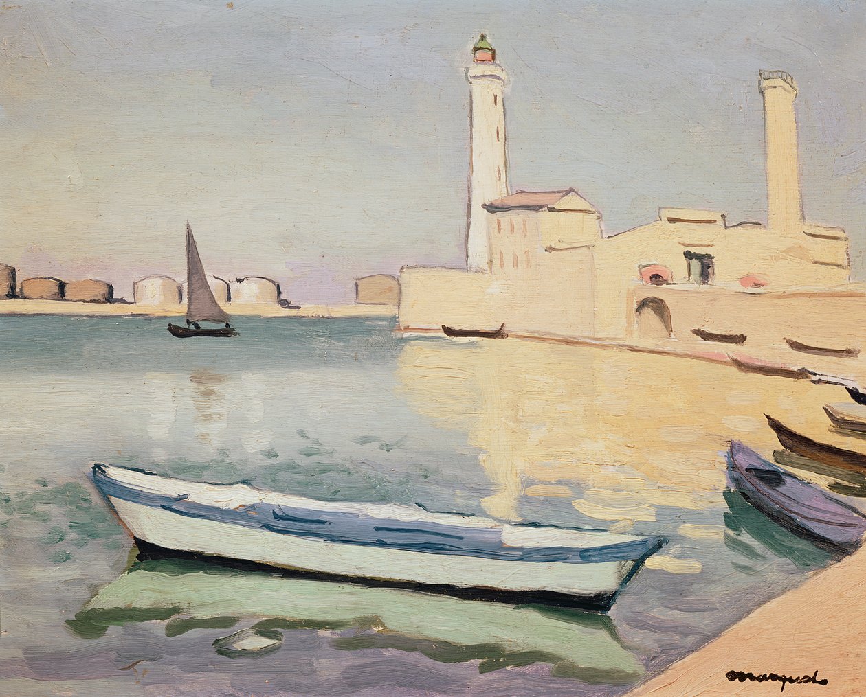 O Porto de Sete (óleo sobre tela) de Albert Marquet