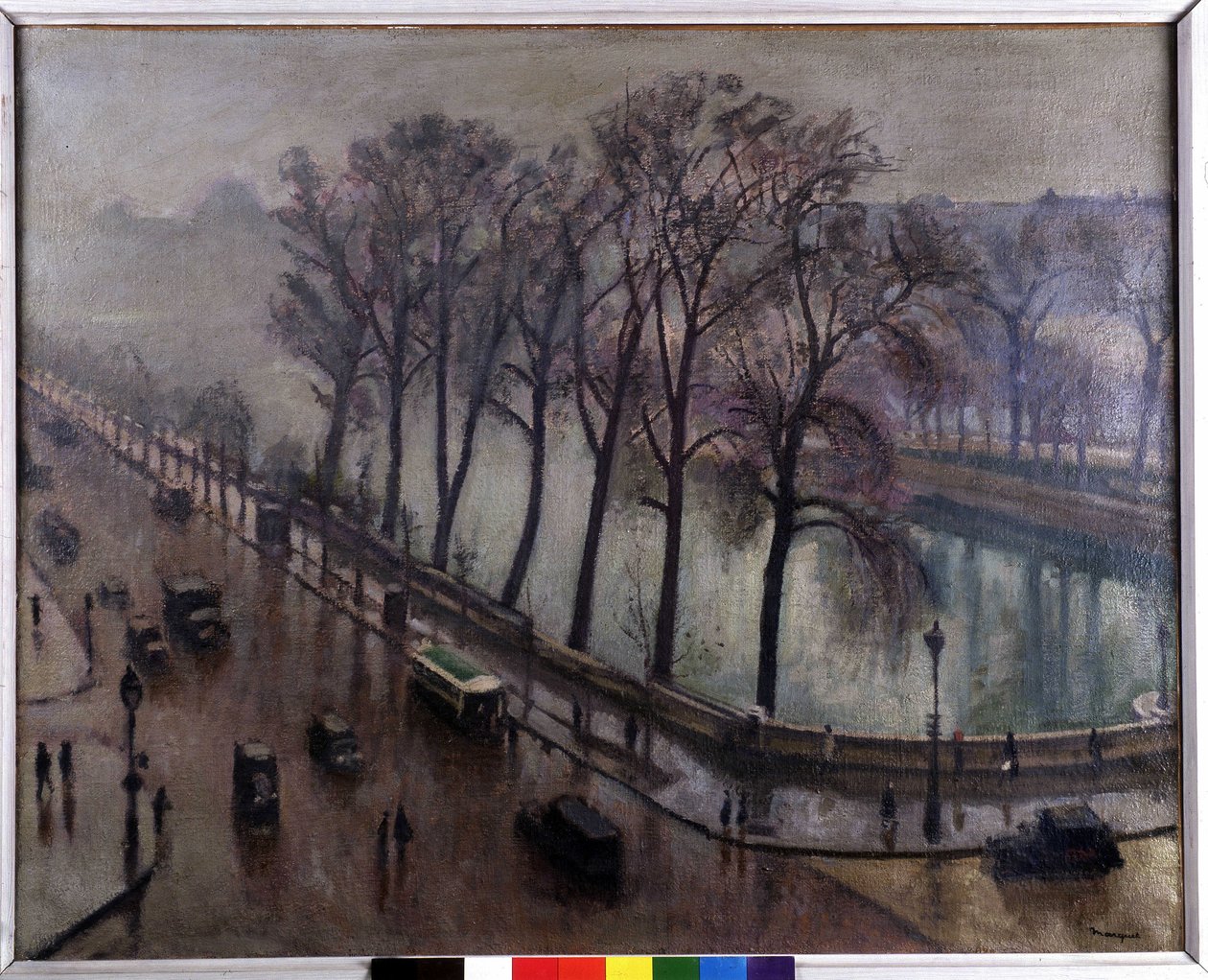 O Cais Conti no Outono (óleo sobre tela) de Albert Marquet