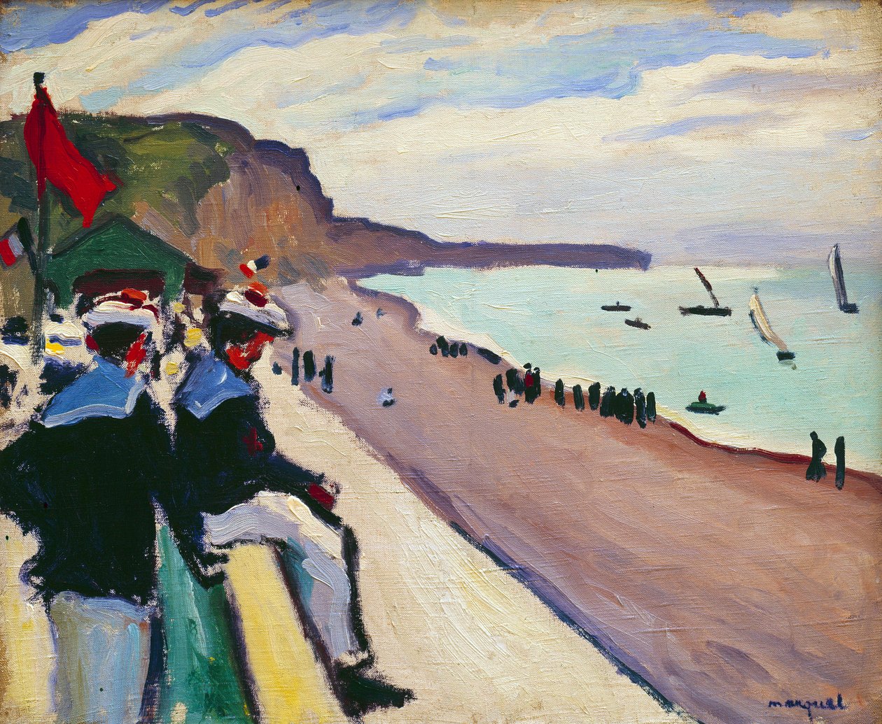 A praia de Fecamp de Albert Marquet