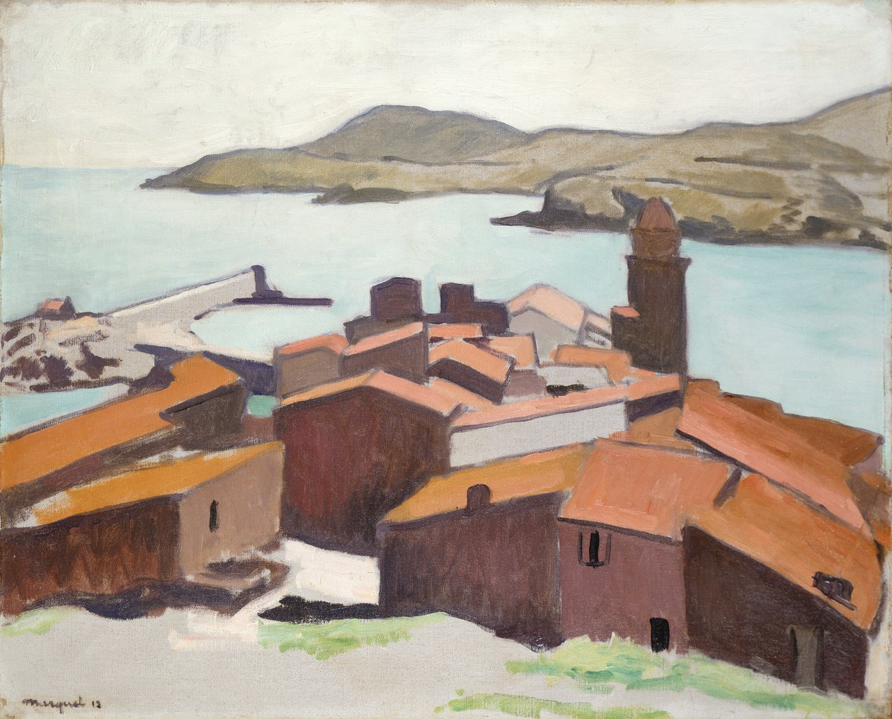 Vista de Collioure de Albert Marquet