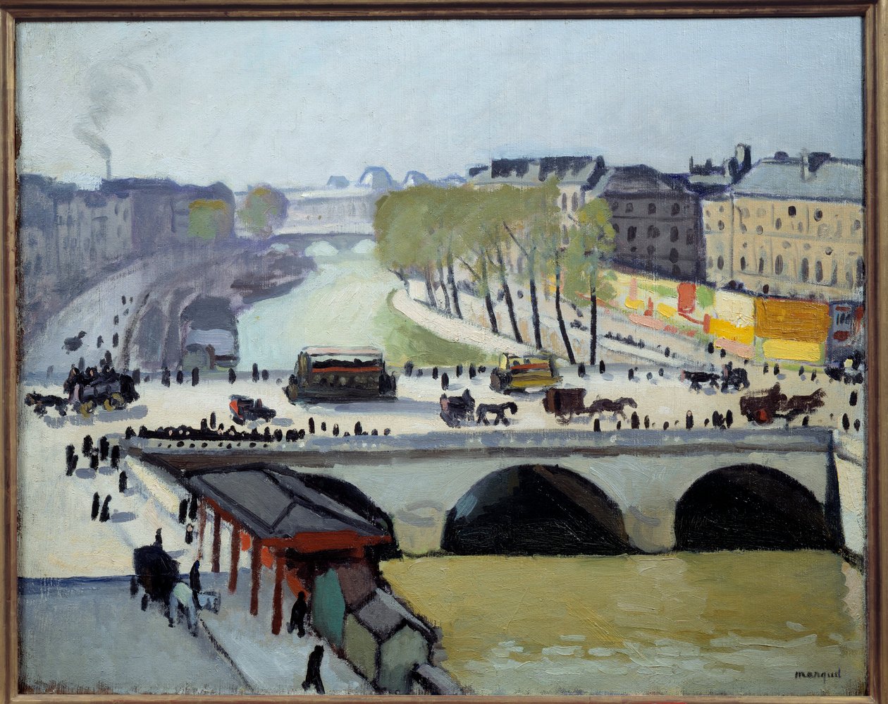 Vista da Pont Saint Michel em Paris de Albert Marquet