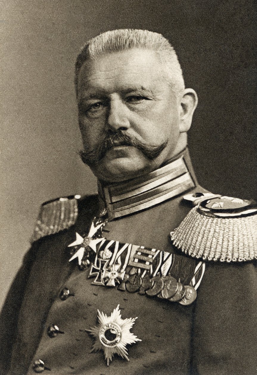General Marechal de Campo von Hindenburg, 1923 de Albert Meyer