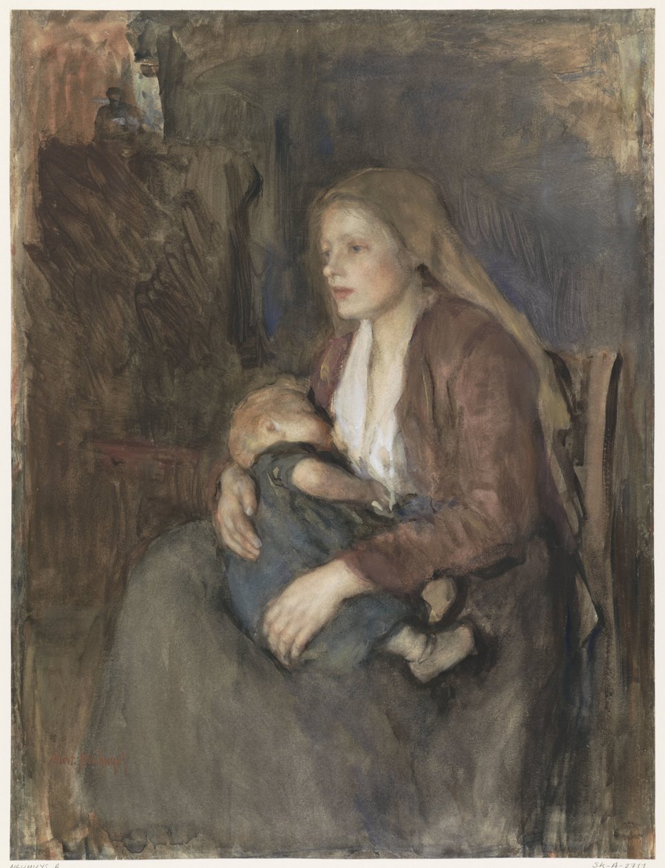 madona nórdica de Albert  Neuhuys