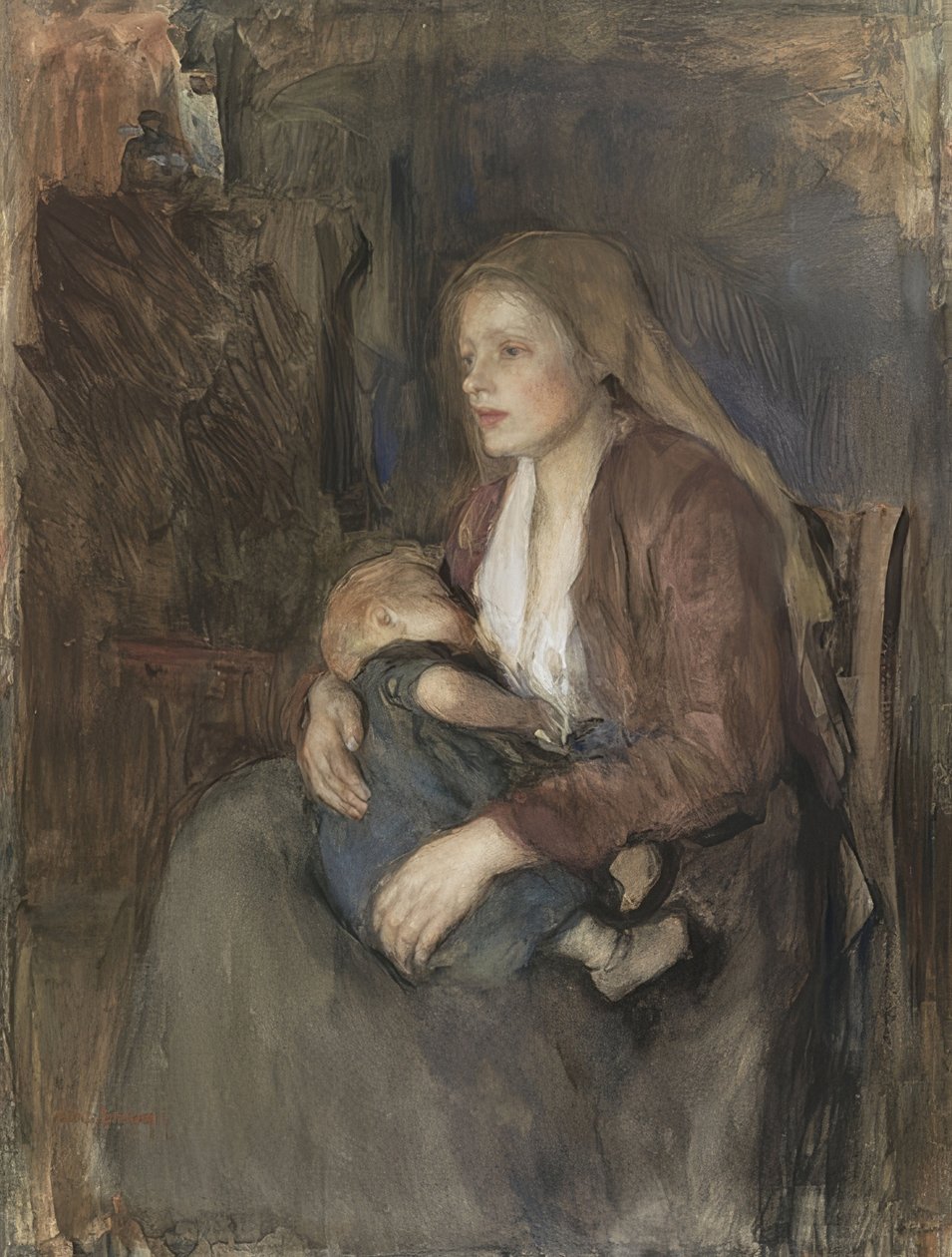 Madonna nórdica de Albert Neuhuys