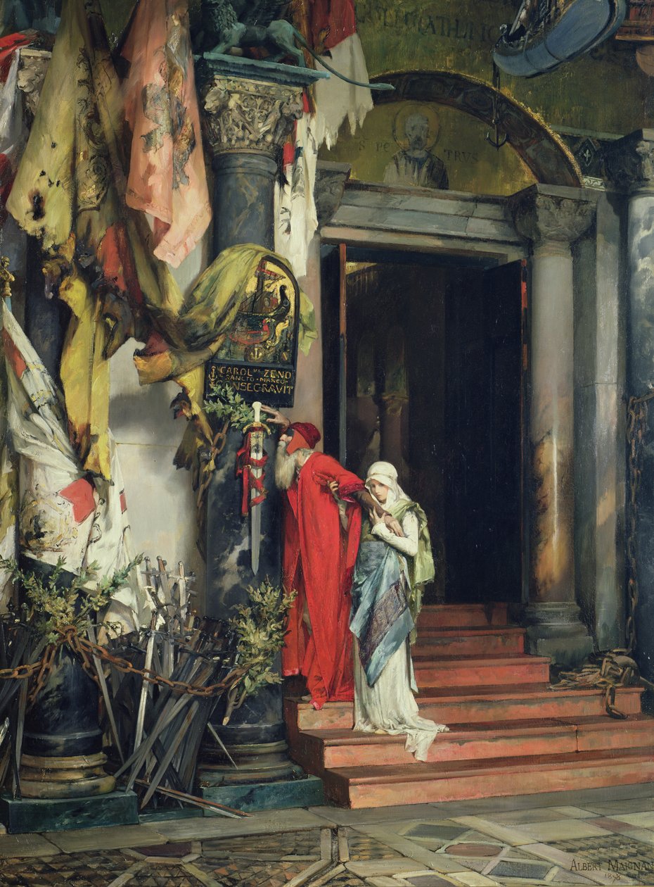 Almirante Carlo Zeno (1334-1418) 1878 de Albert Pierre Rene Maignan