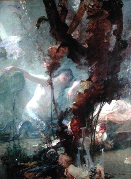 La Sirene (óleo sobre tela) de Albert Pierre Rene Maignan
