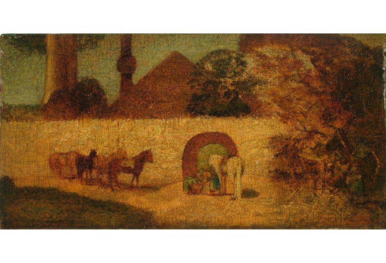 Junto ao túmulo do Profeta de Albert Pinkham Ryder