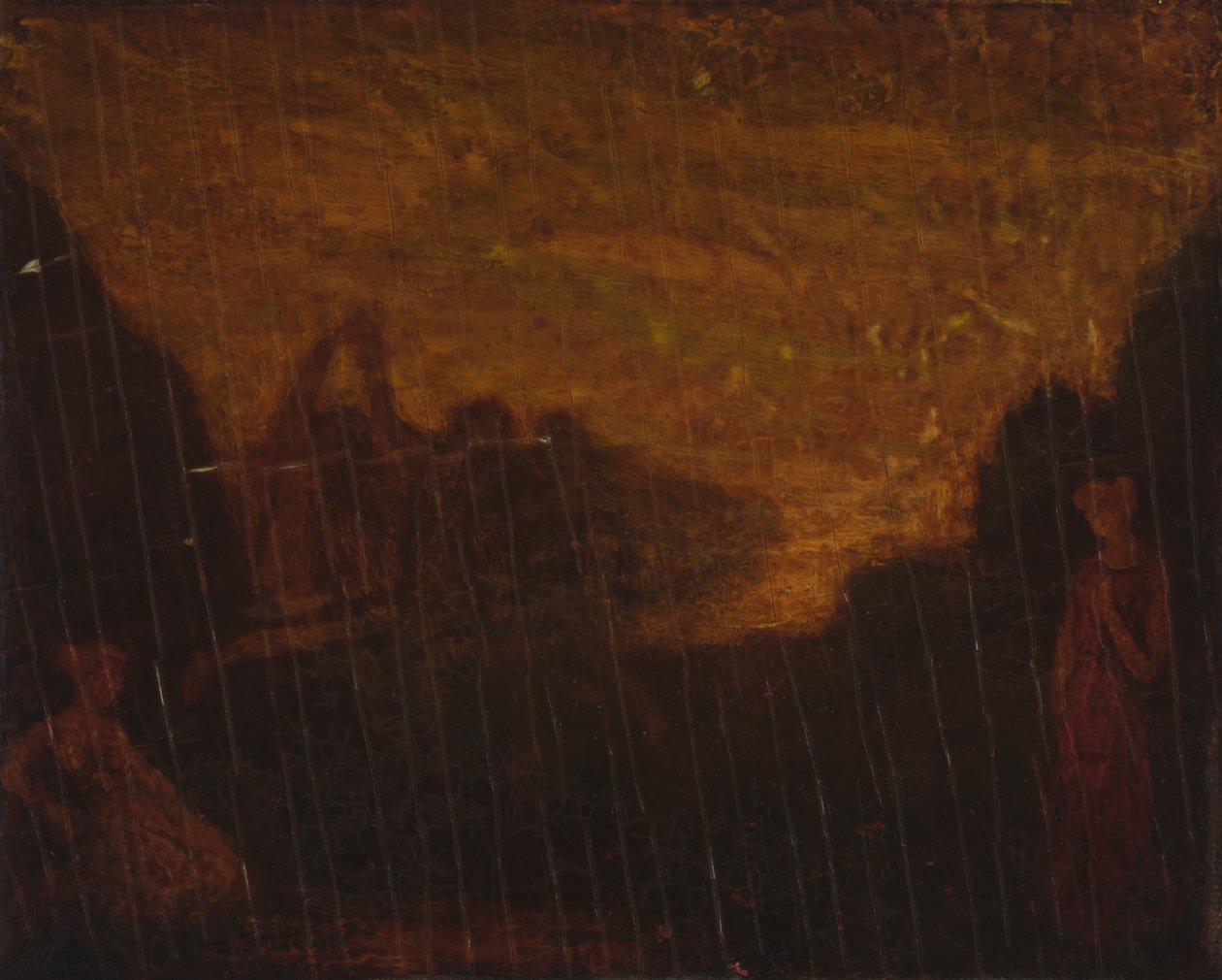 Dança das Ninfas da Floresta, s.d. de Albert Pinkham Ryder