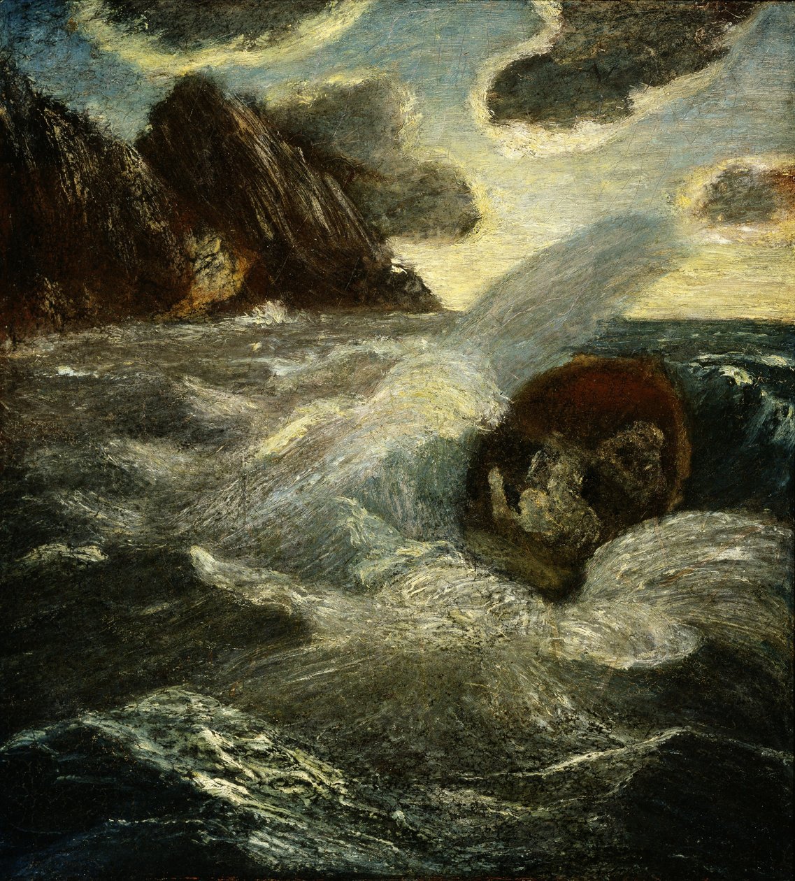 A filha de Lord Ullin de Albert Pinkham Ryder