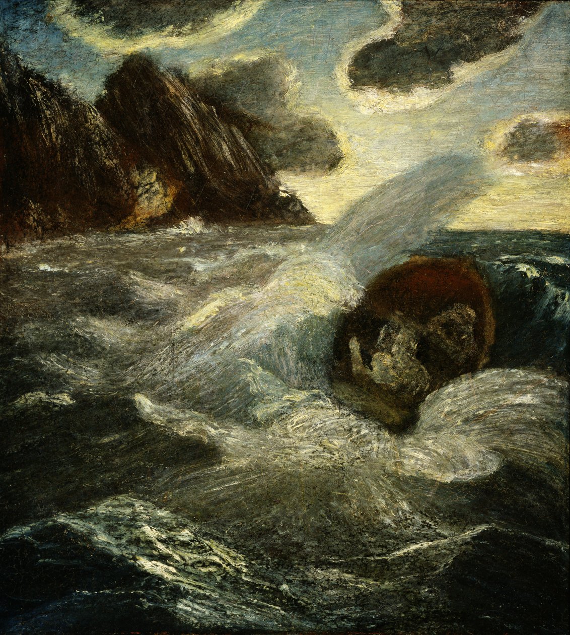 Filha de Lord Ullin, antes de 1907. de Albert Pinkham Ryder