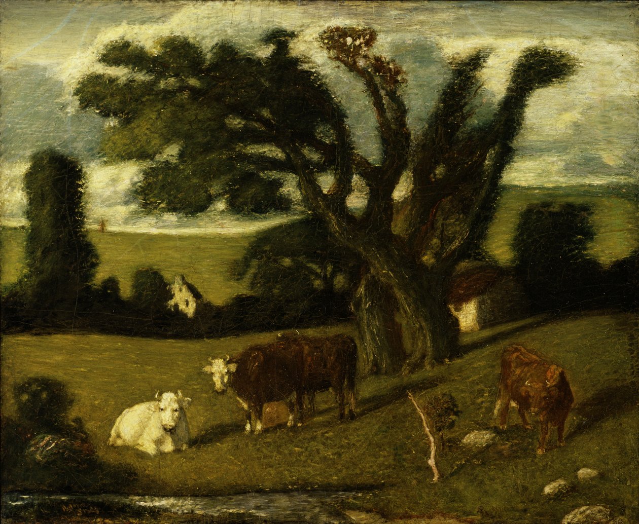 Estudo Pastoral, 1897. de Albert Pinkham Ryder