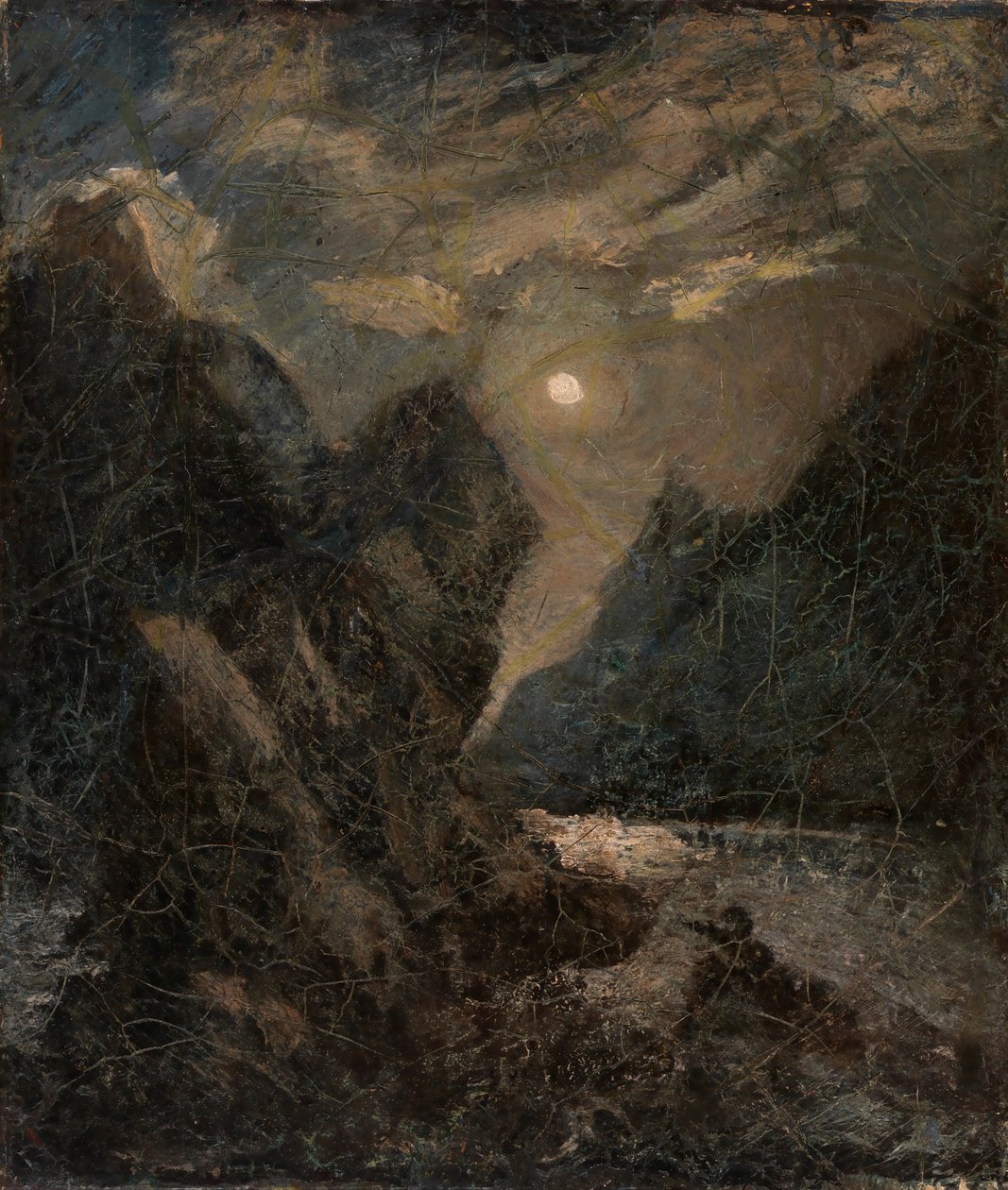O Lorelei, c. 1896-1917. de Albert Pinkham Ryder
