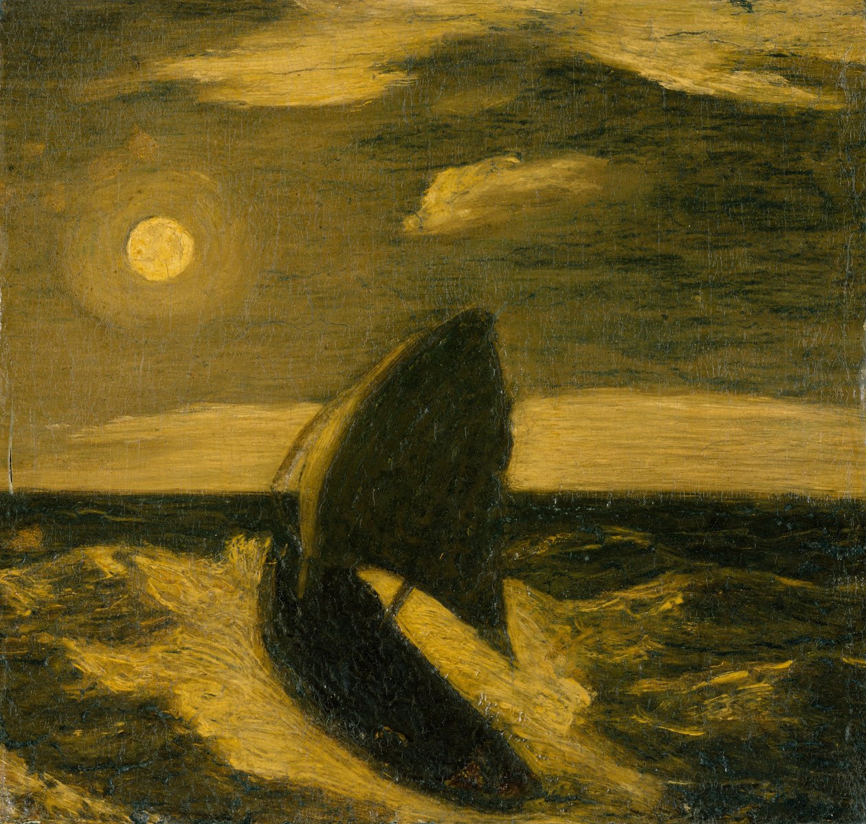 Os Trabalhadores do Mar, ca. 1880-85. de Albert Pinkham Ryder