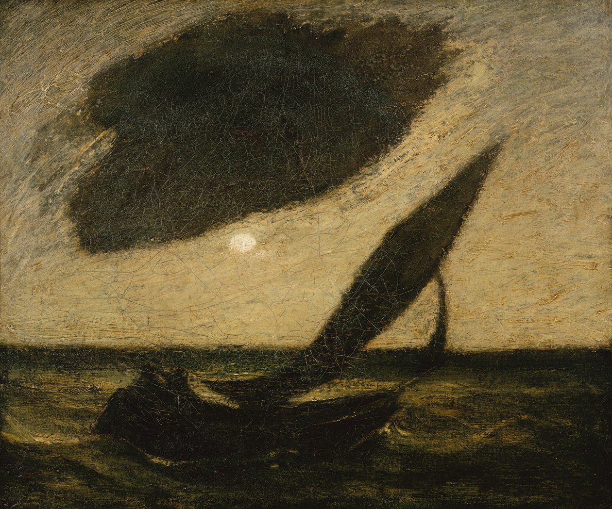 Sob uma nuvem, ca. 1900. de Albert Pinkham Ryder