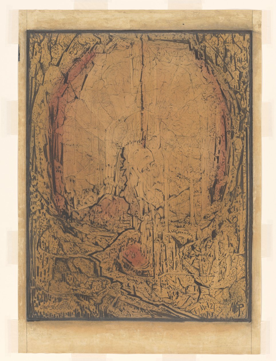 Opus 3658,59,60 (título original no objeto) de Albert Plasschaert (signed by artist)