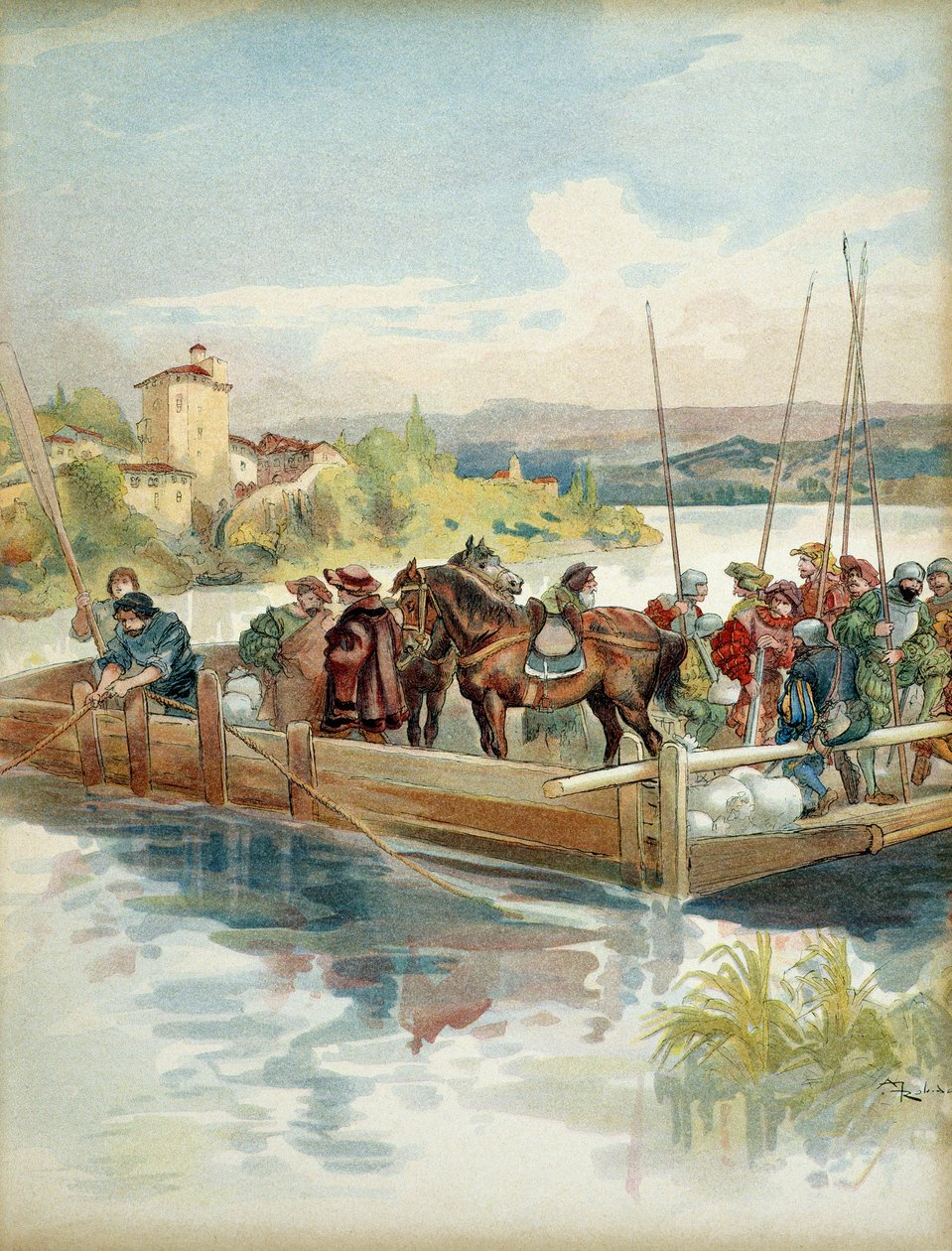 Carlos IV de Bourbon (Conde então Duque de Vendôme de Albert Robida