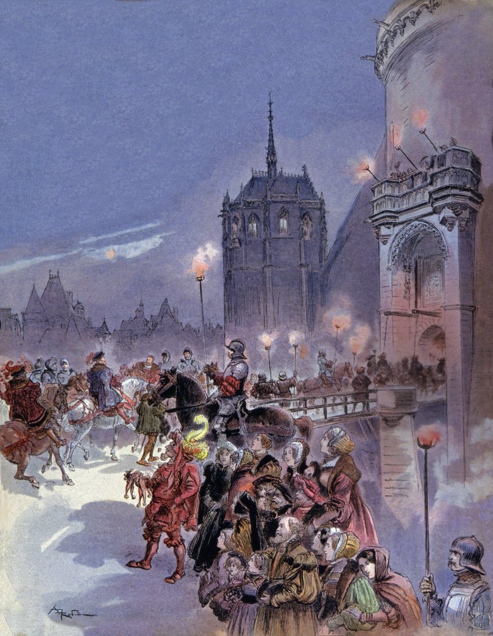 Carlos V e Francisco I de Albert Robida