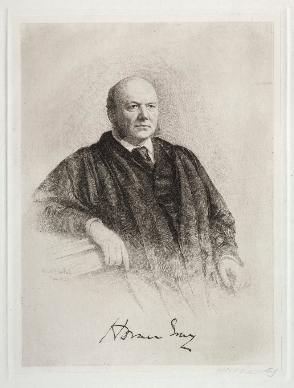 Horace Gray, 1890. de Albert Rosenthal