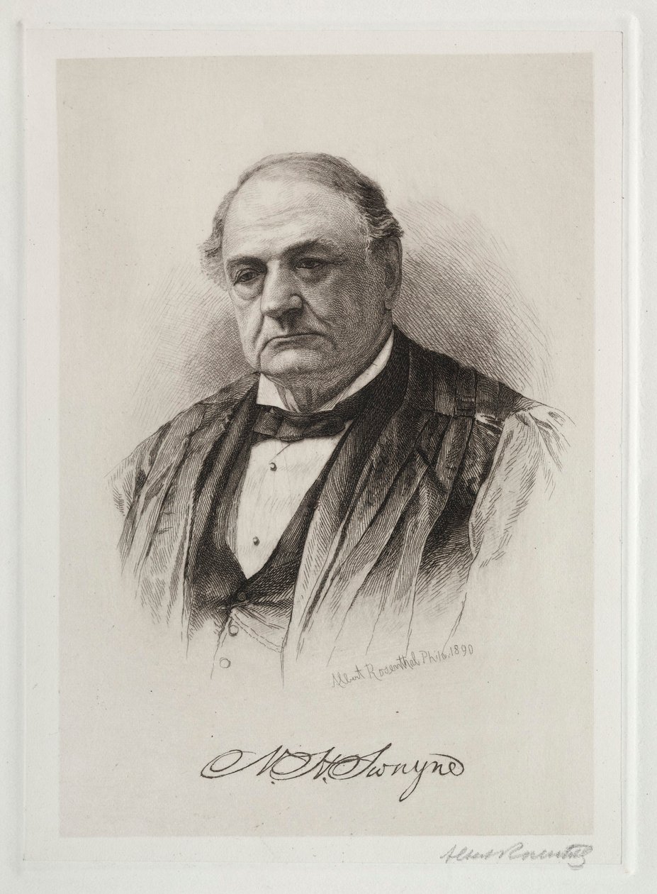WH Swayne, 1890. de Albert Rosenthal