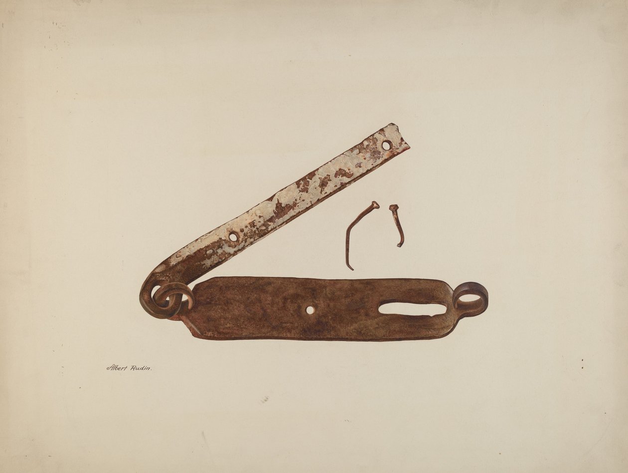 Hasp da porta da "Kennedy Farm" de Albert Rudin