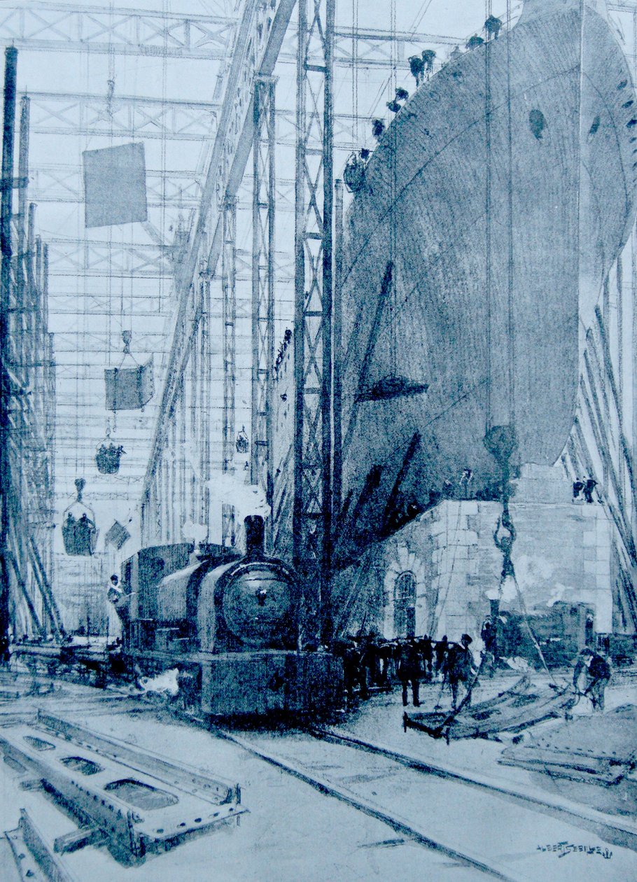 Um estaleiro britânico de Albert Sébille