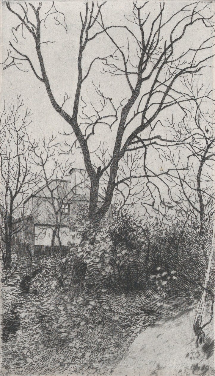 Autumn Höst, do portfólio da Sociedade Sueca de Impressão de Belas Artes Föreningen för Gr ..., 1889. de Albert Theodor Gellerstedt