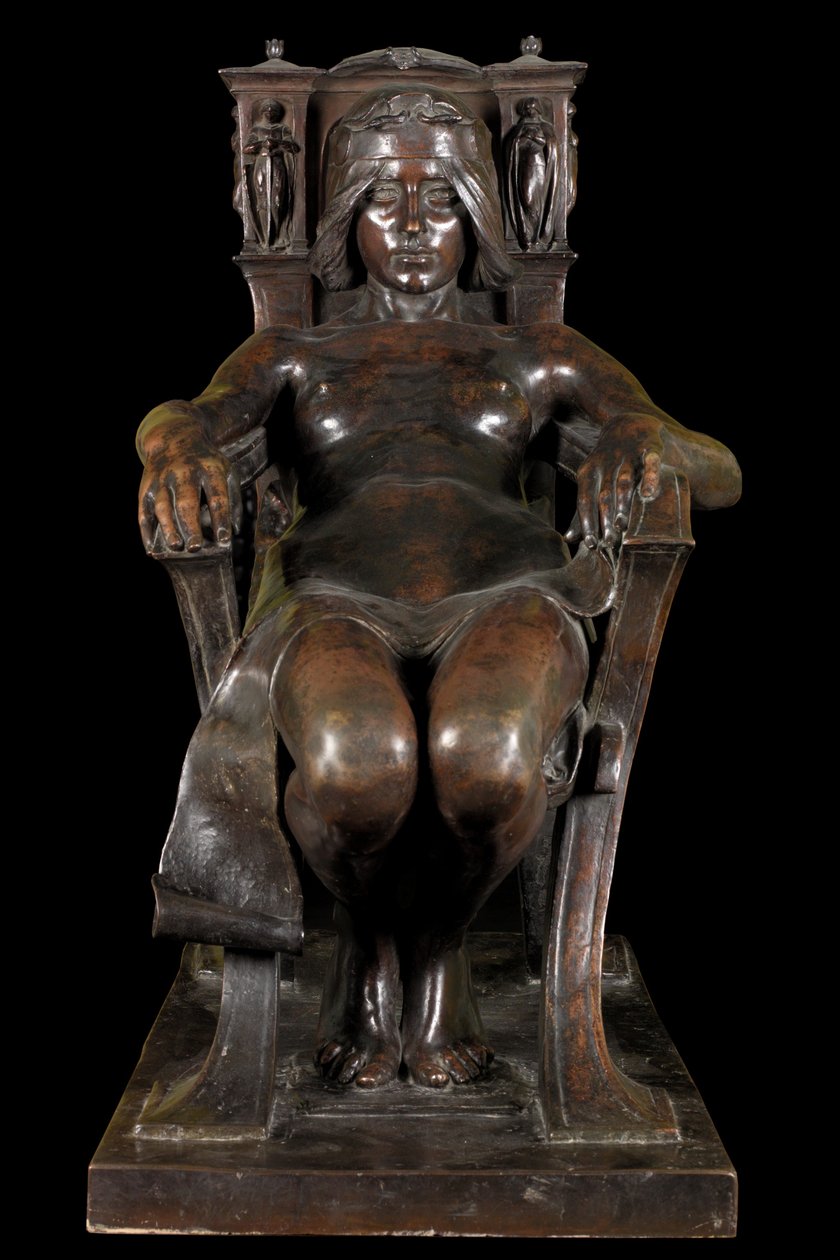 O Espírito de Contemplação (bronze) de Albert Toft