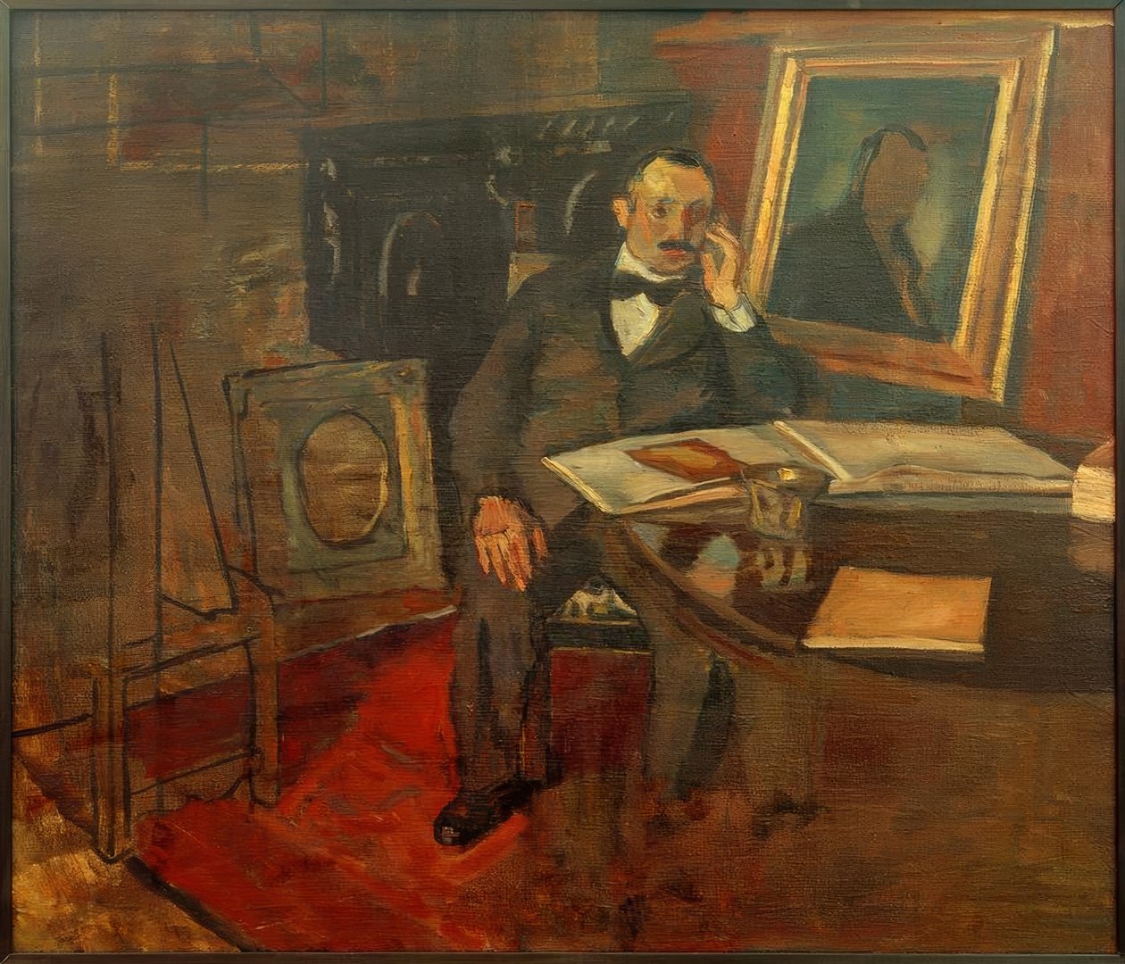 Retrato Ludwig Löb Praga de Albert Weisgerber