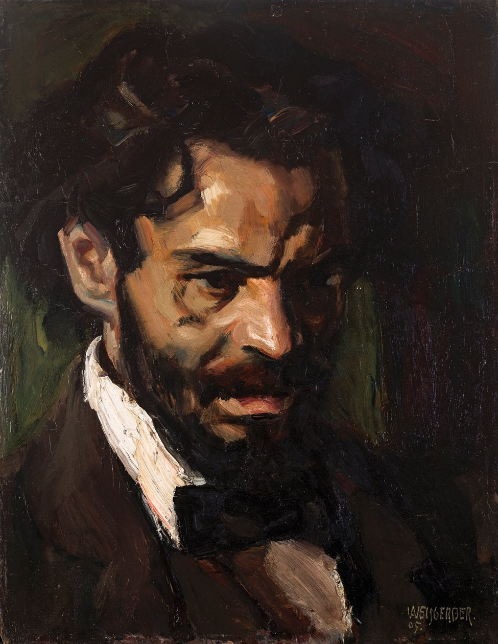 O poeta Ludwig Scharf de Albert Weisgerber