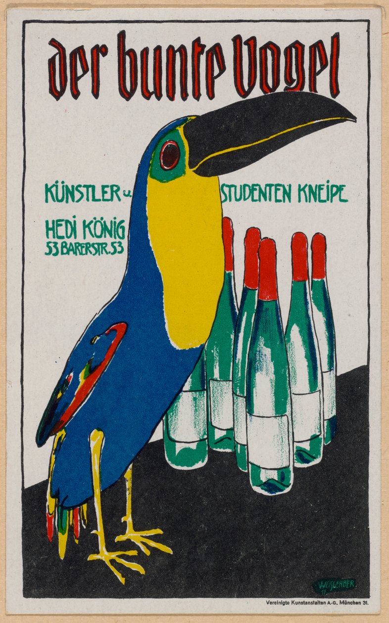 Der bunte Vogel de Albert Weisgerber