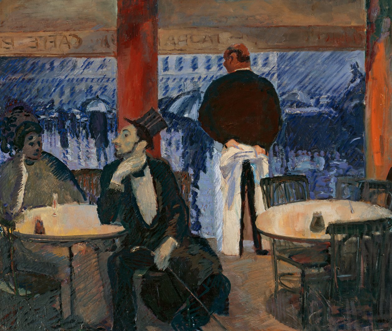 Café parisiense de Albert Weisgerber