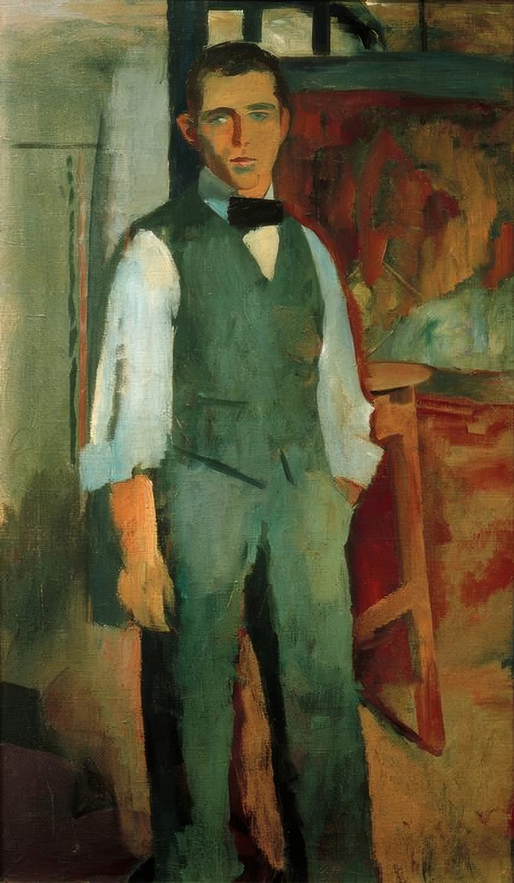 auto-retrato de Albert Weisgerber